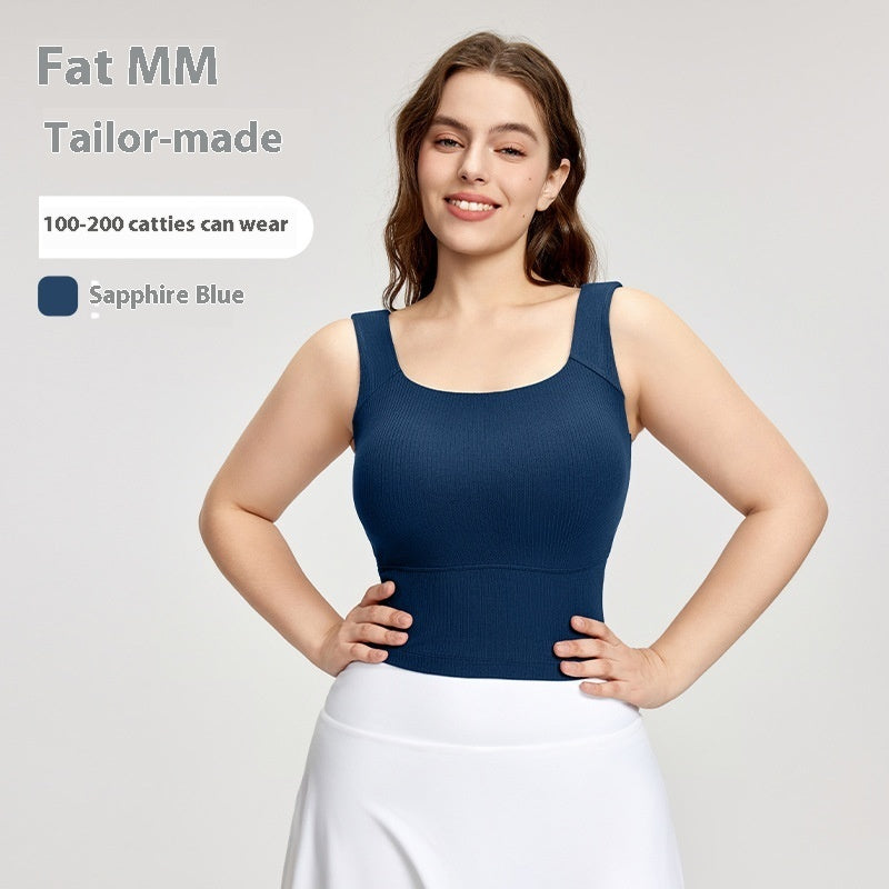 Yoga Clothing Top Women's Belt Chest Pad Vest - Image 6