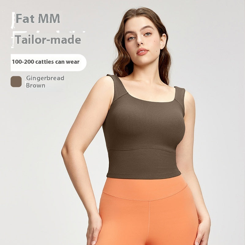 Yoga Clothing Top Women's Belt Chest Pad Vest - Image 8
