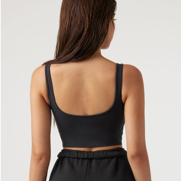 Yoga Vest Workout Top Women's Sports Base Sling - Image 4