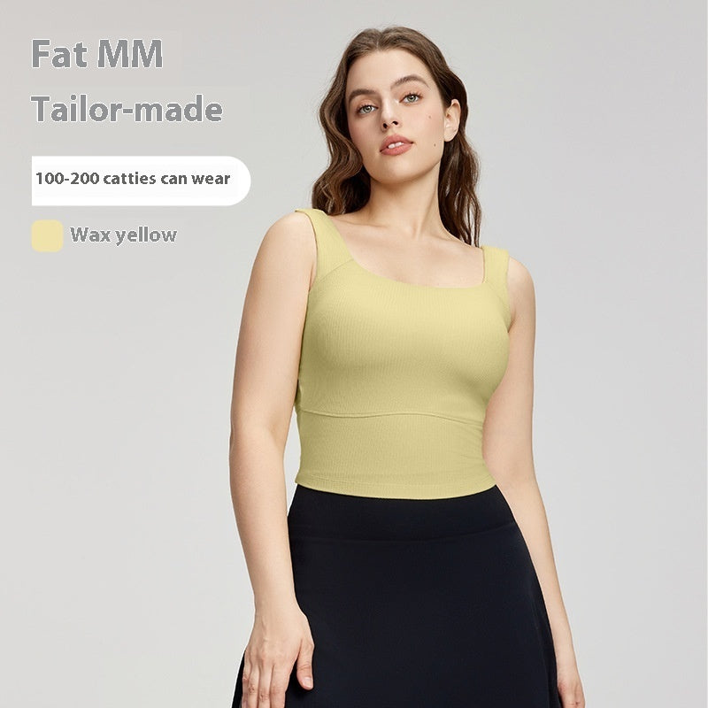 Yoga Clothing Top Women's Belt Chest Pad Vest - Image 7