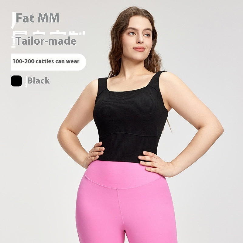 Yoga Clothing Top Women's Belt Chest Pad Vest - Image 9